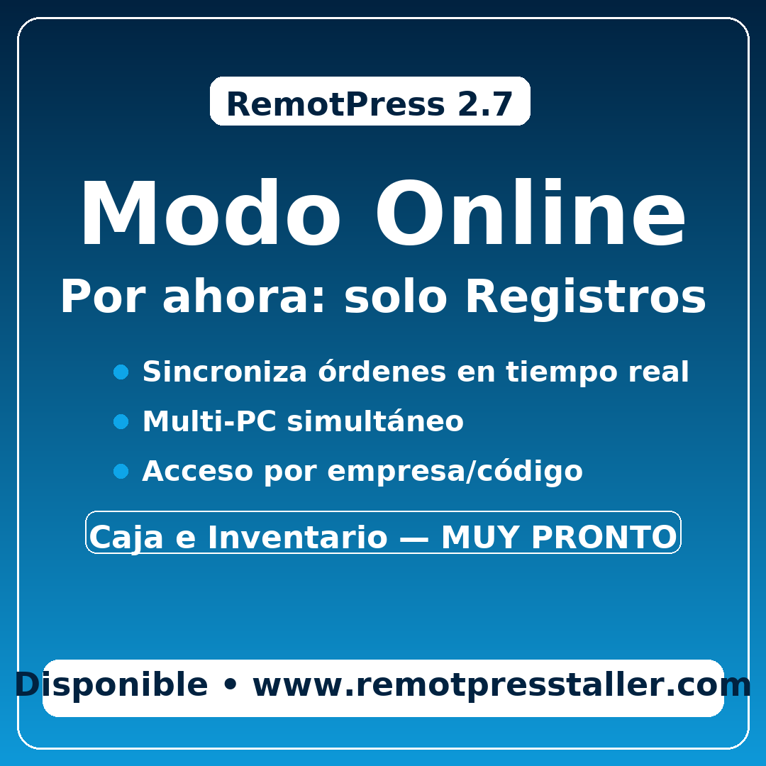 RemotPress Taller 2.7